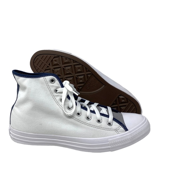 Converse Ctas High For Men Sneakers Skate Casual White Canvas Custom 152620C-WGB - Picture 9 of 12
